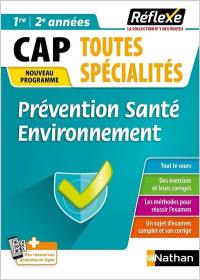 Prévention santé environnement, CAP toutes spécialités, 1re, 2e années : nouveau programme