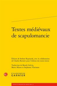 Textes médiévaux de scapulomancie