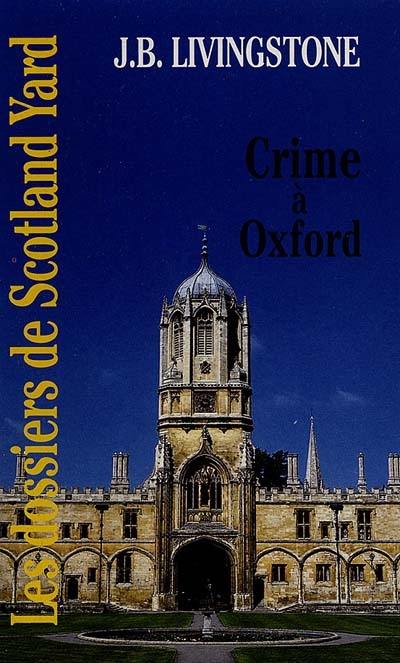 Crime à Oxford