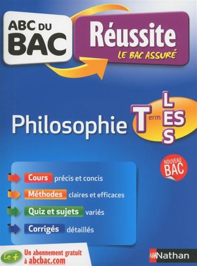 Philosophie, terminales L, ES, S