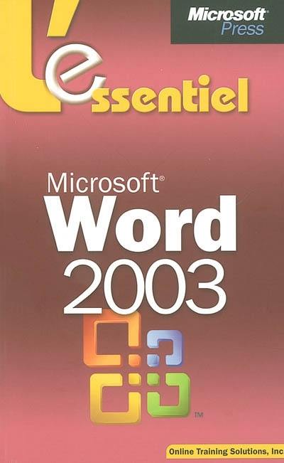 Word 2003