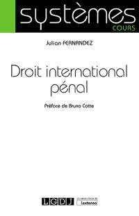 Droit international pénal