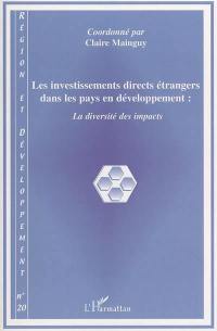 Région et développement, n° 20. Les investissements directs étrangers dans les pays en développement : la diversité des impacts