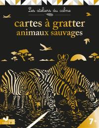 Cartes à gratter animaux sauvages