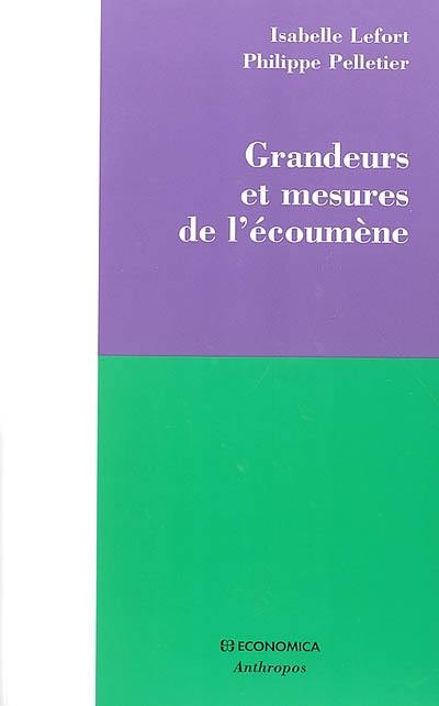 Grandeurs et mesures de l'écoumène