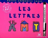 Les lettres A, M, T, maternelle moyenne section (4-5 ans)