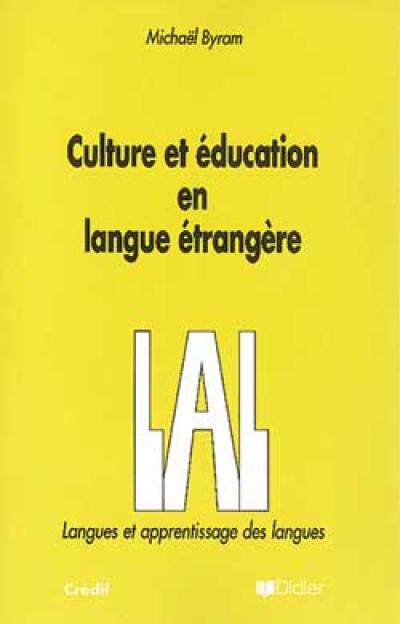 Culture et éducation en langue étrangère