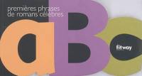 Abc : premières phrases de romans célèbres