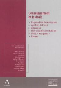 L'enseignement et le droit