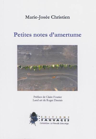 Petites notes d'amertume