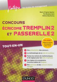 Concours Ecricome Tremplin 2 et Passerelle 2 : tout-en-un