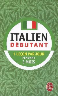 Italien débutant : 1 leçon par jour pendant 3 mois