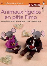 Animaux rigolos en pâte Fimo : faciles à modeler, ils semblent sortis d'une bande dessinée