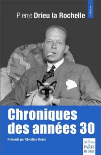 Chroniques des années 30