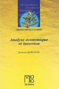 Analyse économique et insertion