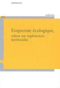 Empreinte écologique, retour sur des expériences territoriales