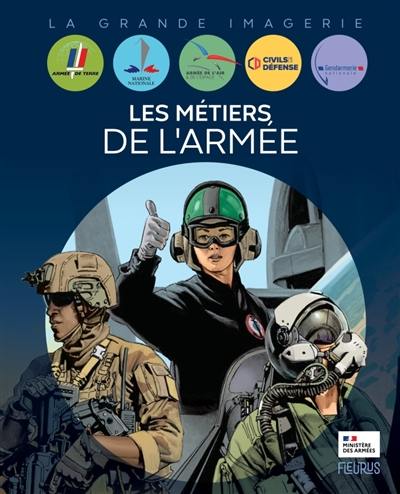 Les métiers de l'armée : armée de terre, Marine nationale, armée de l'air & de l'espace, civils de la Défense, Gendarmerie nationale