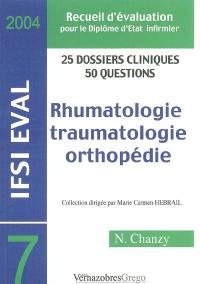 Rhumatologie, traumatologie, orthopédie