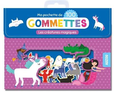 Ma pochette de 100 gommettes : les créatures magiques