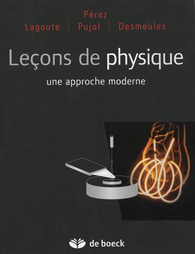 Leçons de physique : une approche moderne