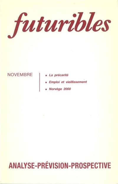 Futuribles 126, novembre 1988. La précarité : Emploi et vieillissement