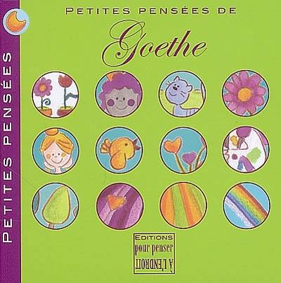 Petites pensées de Goethe