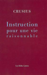 Instruction pour une vie raisonnable