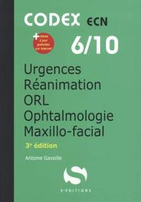 Urgences, réanimation, ORL, ophtalmologie, maxillo-facial