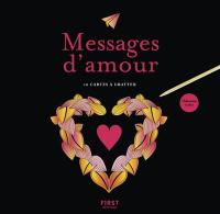 Messages d'amour : 10 cartes à gratter