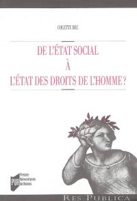 De l'Etat social à l'Etat des droits de l'homme ?