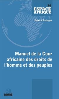 Manuel de la Cour africaine des droits de l'homme et des peuples