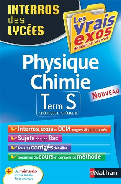 Physique chimie terminale S : spécifique et spécialité