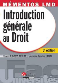 Introduction générale au droit : 2011-2012