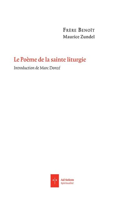 Le poème de la sainte liturgie