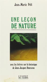 Une Leçon de nature