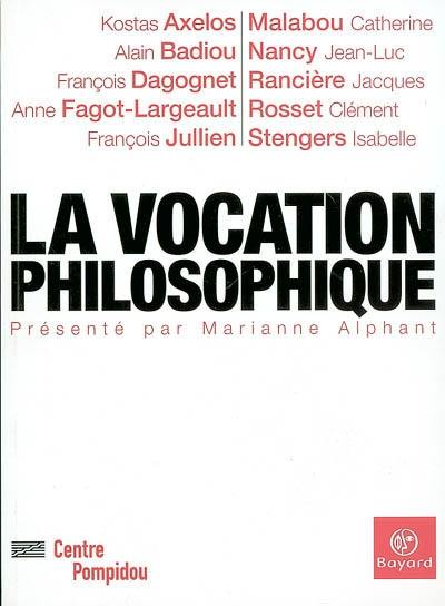 La vocation philosophique