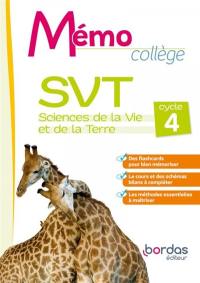 SVT sciences de la vie et de la Terre cycle 4