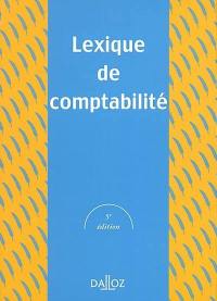 Lexique de comptabilité