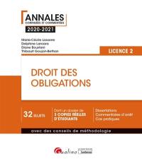 Droit des obligations : licence 2 : 2020-2021