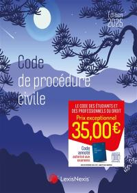 Code de procédure civile 2025 : jaquette blue mountain