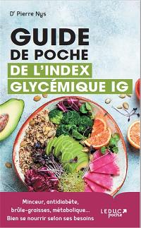 Guide de poche de l'index glycémique IG