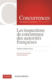 Les inspections de concurrence des autorités françaises