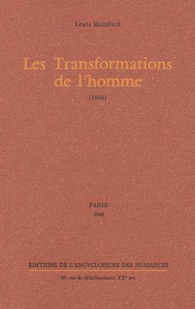 Les transformations de l'homme (1956)