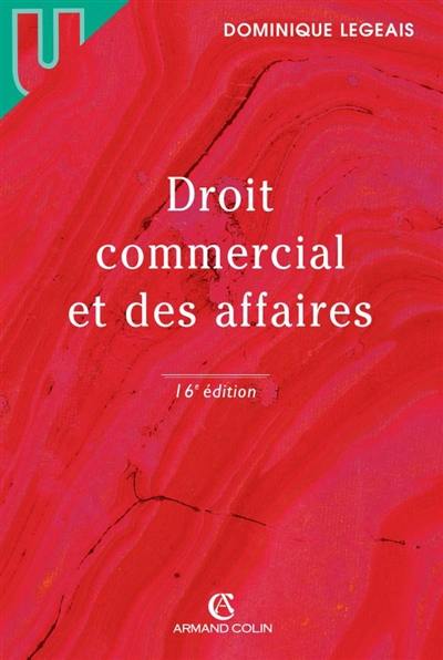 Droit commercial et des affaires