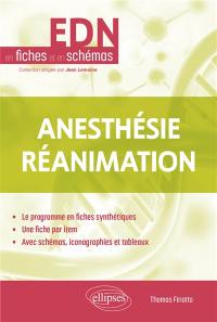 Anesthésie réanimation