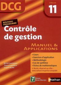 Contrôle de gestion, DCG épreuve 11