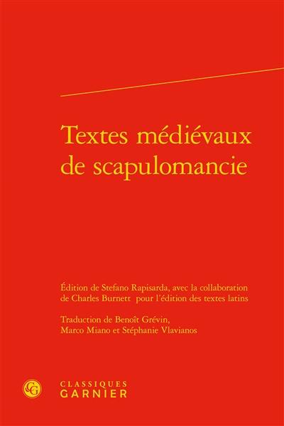 Textes médiévaux de scapulomancie