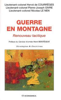 Guerre en montagne : renouveau tactique