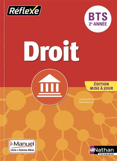 Droit, BTS 2e année : livre + licence élève