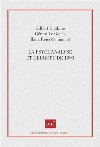 La psychanalyse et l'Europe de 1993